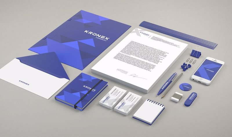 نماذج الهوية البصرية للشركات مع شرح العناصر والاستخدامات نموذج هوية تجارية