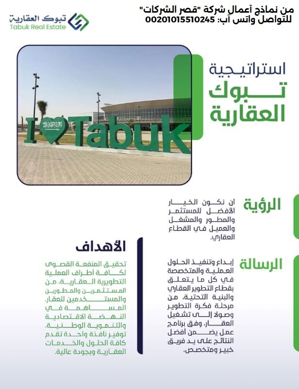 تصميم بروفايل شركة عقارية أو تطوير وتسويق عقاري PDF ملف تعريفي لشركة عقارية