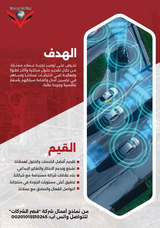 رؤية ورسالة وقيم واهداف شركة