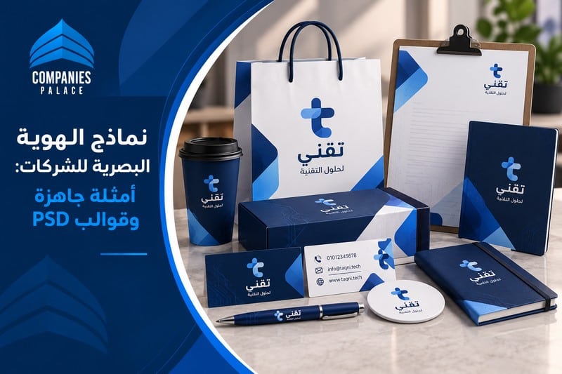 نماذج الهوية البصرية للشركات