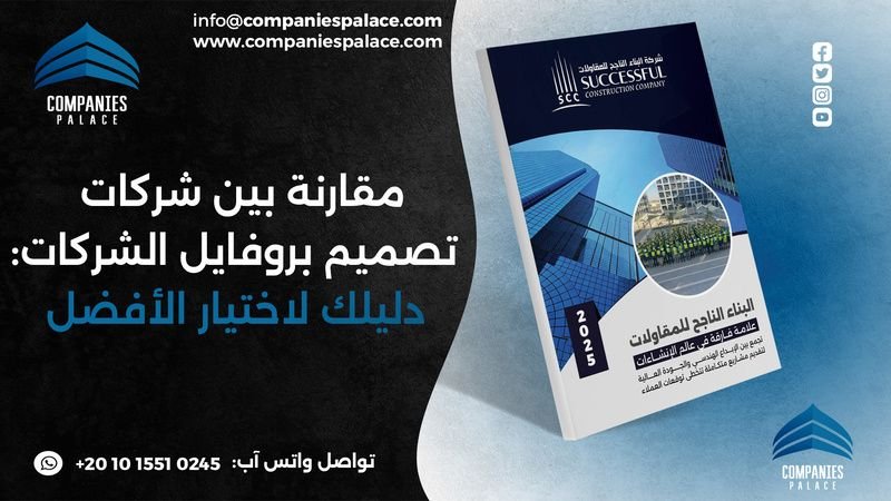 مقارنة بين شركات تصميم بروفايل الشركات