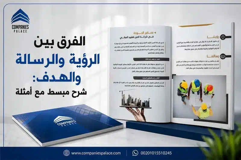 الفرق بين الرؤية والرسالة والهدف