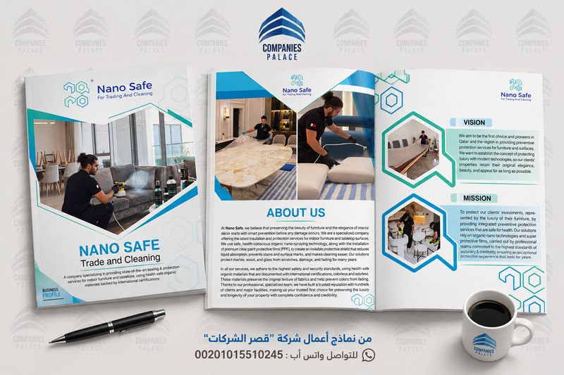 تصميم بروفايل شركة نانو سيف